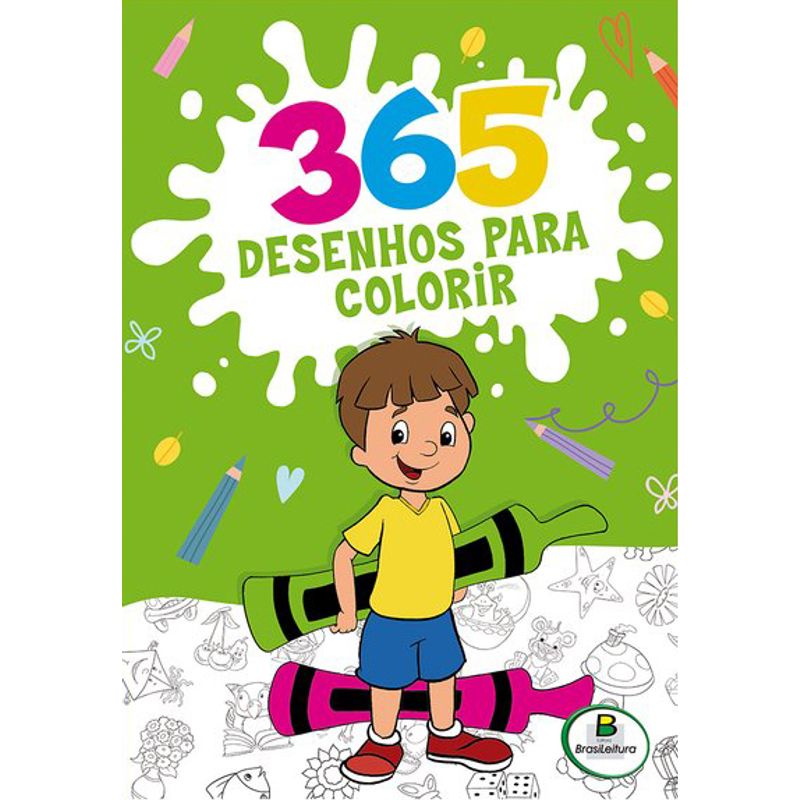 Coleção 365 Desenhos Para Colorir (Brasileitura) 