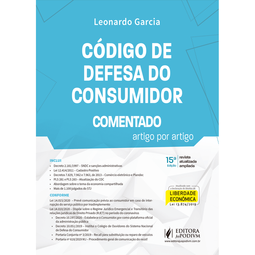  Código de Defesa do Consumidor. 2019: lei e