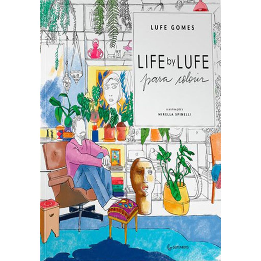 Livro: Life by Lufe casas para colorir