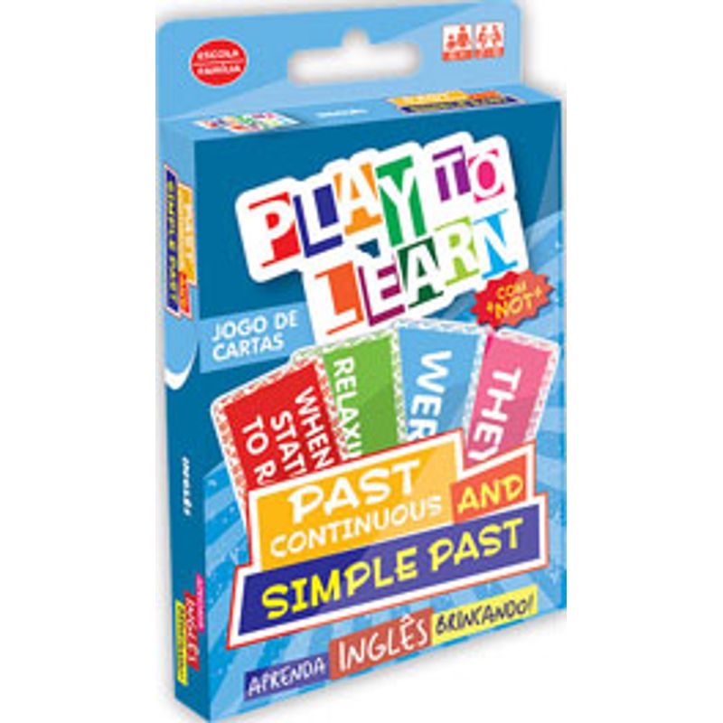 Aprenda Inglês Brincando - Jogo de Cartas - Simple Past Did - Play