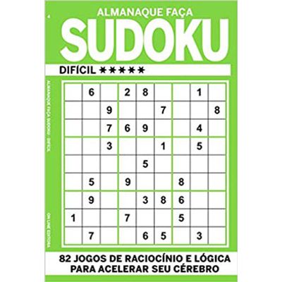 Livraria.ME  Livro Almanaque Faça Sudoku - Fácil - raciocínio e lógica