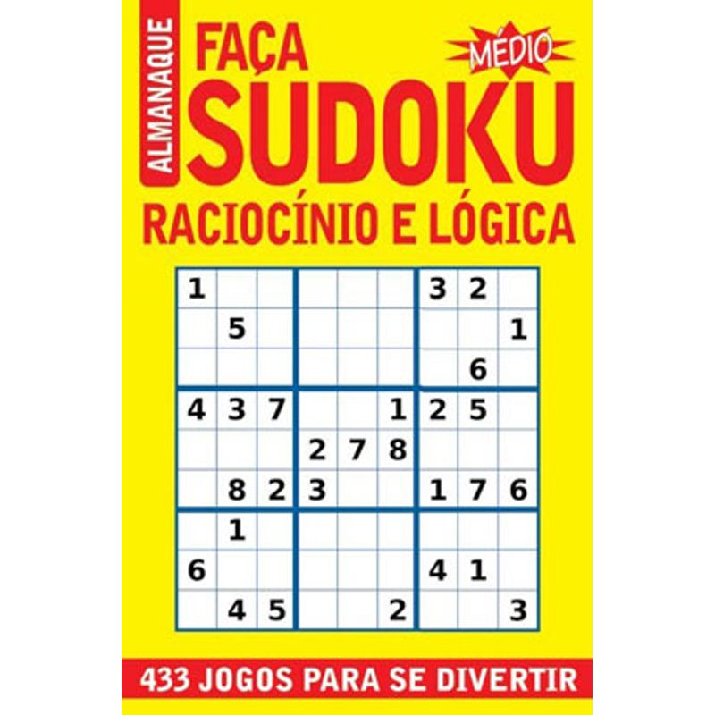 ALMANAQUE FAÇA SUDOKU - MÉDIO  Livraria Martins Fontes Paulista