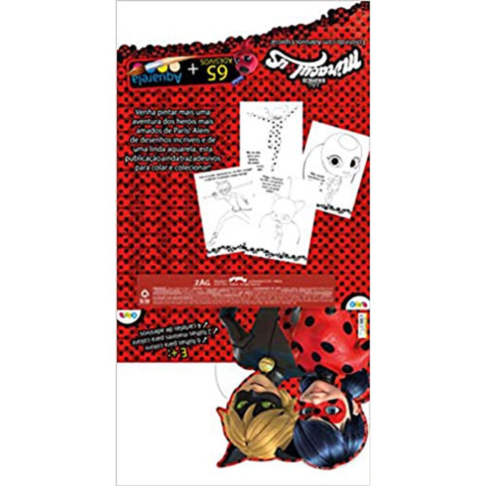 Comprar Livro Adesivos e Atividades Miraculous Ladybug