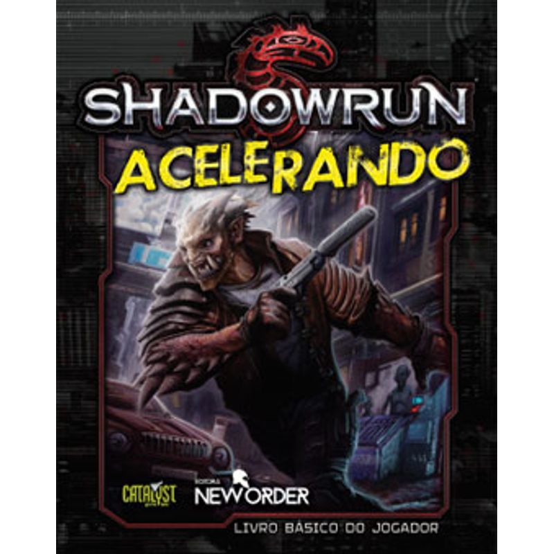 Livro Basico Shadowrun Sexto Mundo - New Order - novo