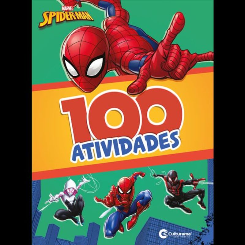 100 Páginas para Colorir Marvel - Homem Aranha