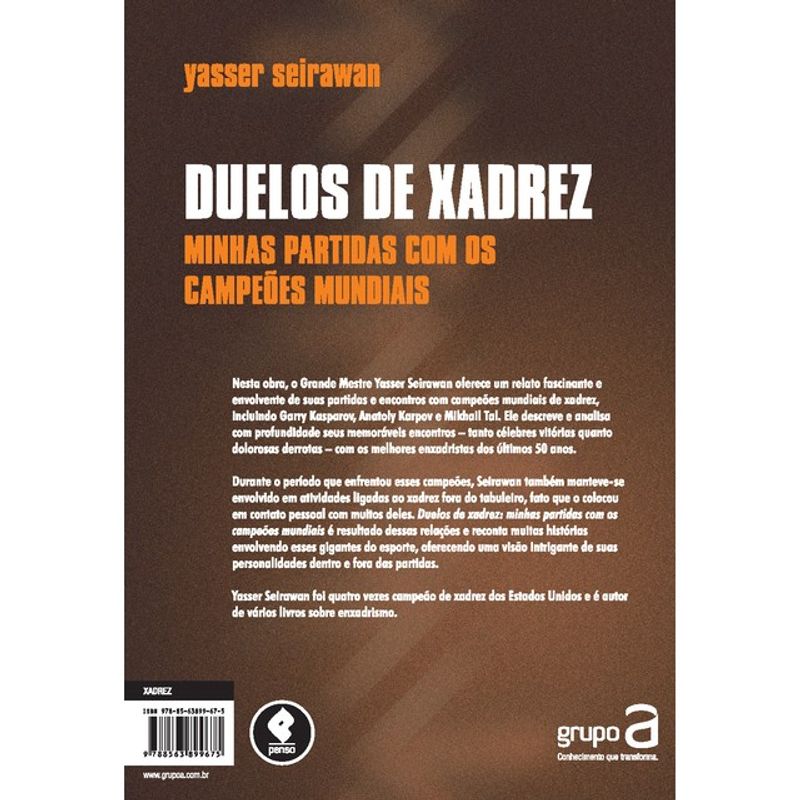 DUELOS DE XADREZ  Livraria Martins Fontes Paulista