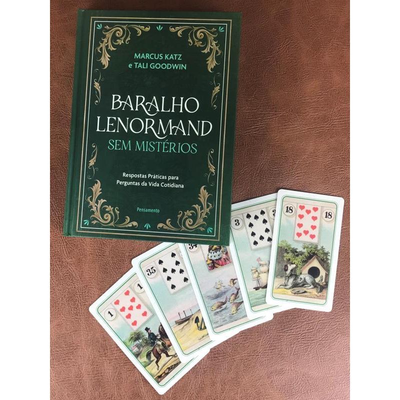 Tarot Baralho Lenormand Cartomancia Jogo De Cartas - WB - Tarô