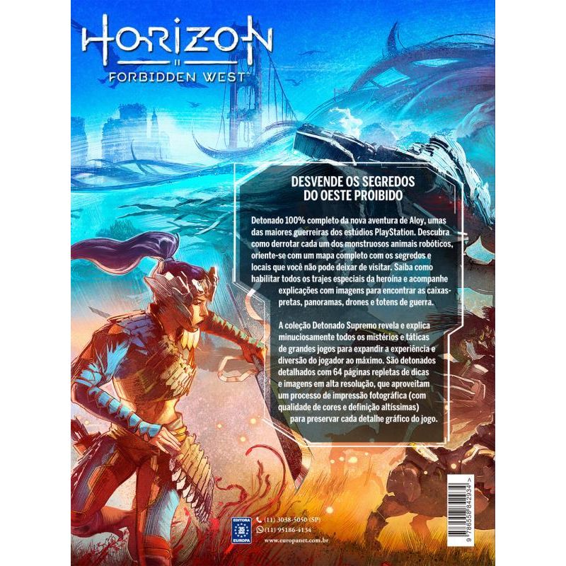 Livro Especial Super Detonado PlayStation - Horizon Zero Dawn