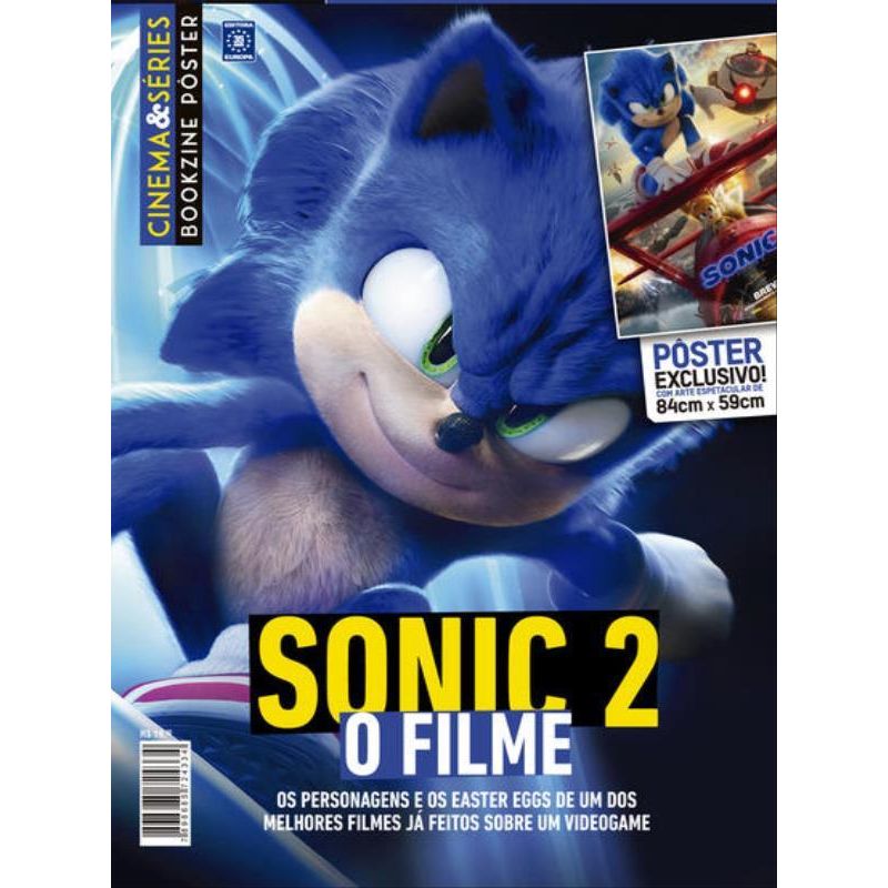 SUPERPÔSTER CINEMA E SÉRIES - SONIC 2 - O FILME