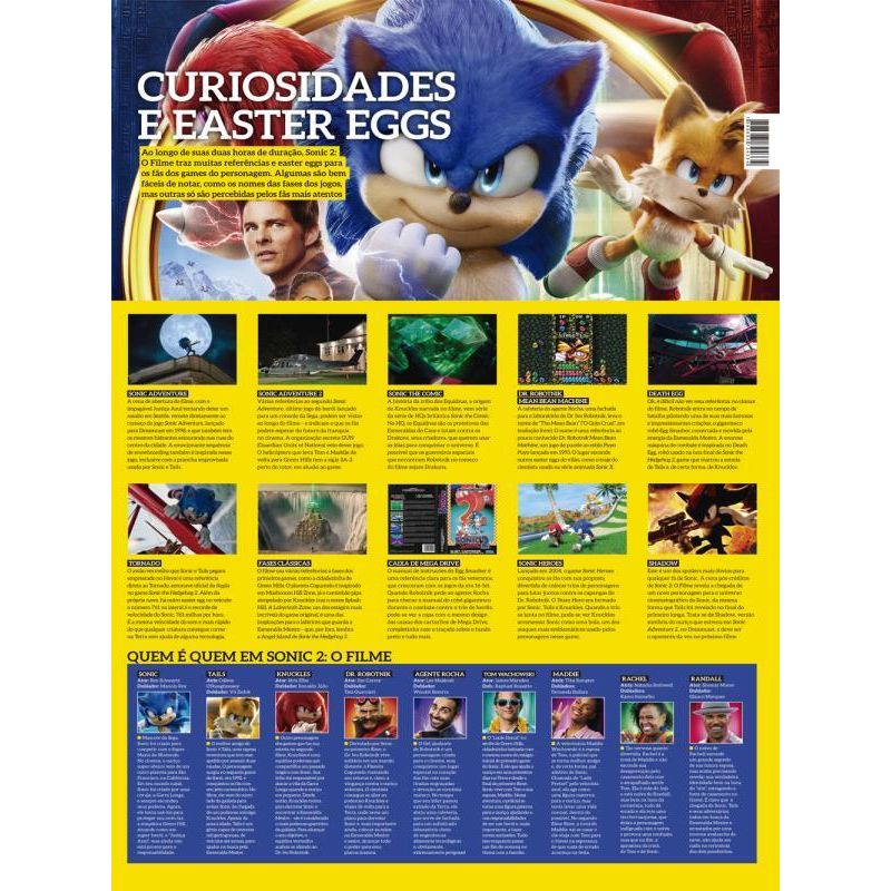 SUPERPÔSTER CINEMA E SÉRIES - SONIC 2 - O FILME