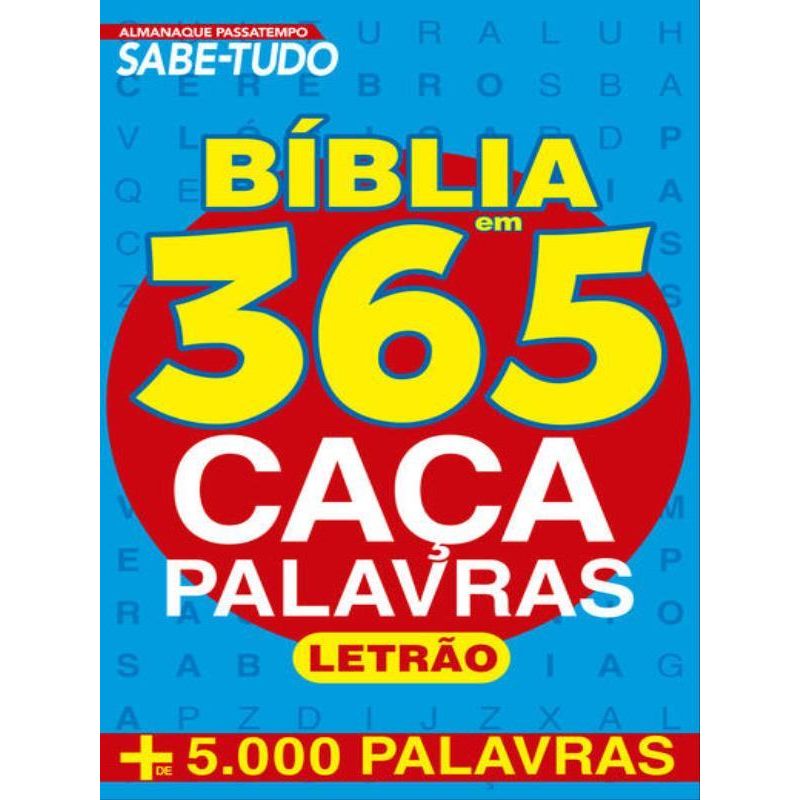 365 Caça Palavras Bíblico - Com Historias Bíblicas