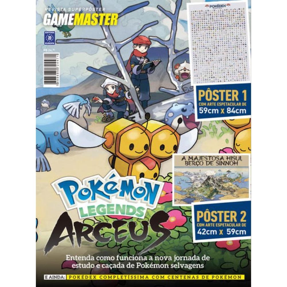 Superpôster Game Master - Pokémon Legends Arceus