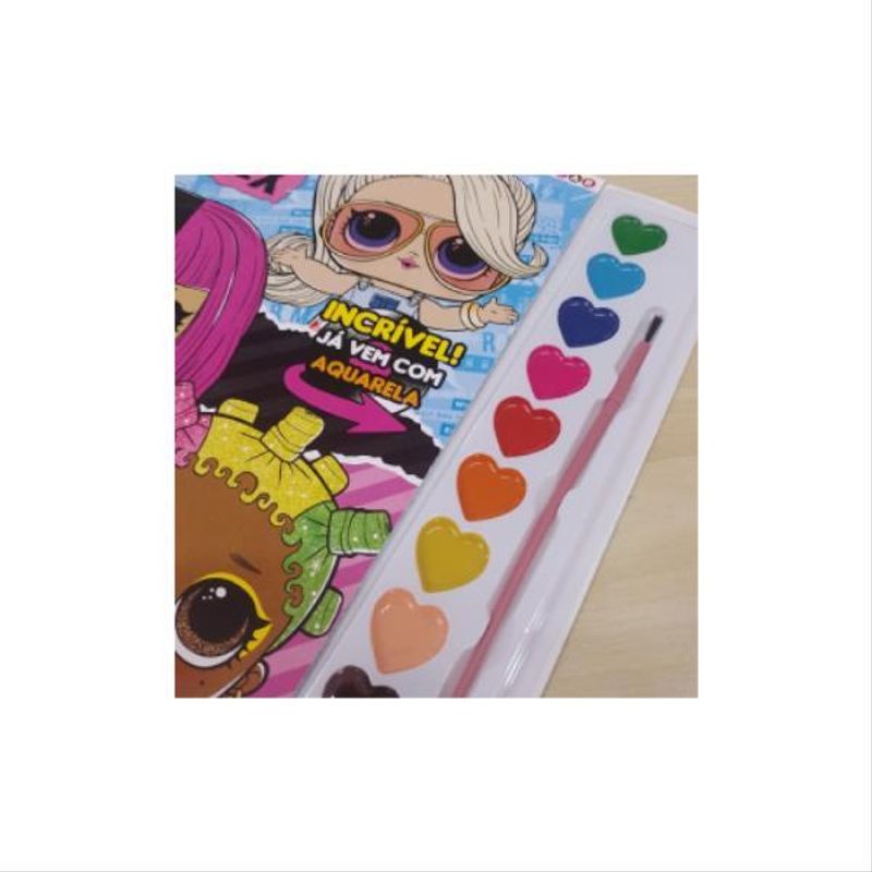 LOL Surprise Livro para Pintar com Aquarela