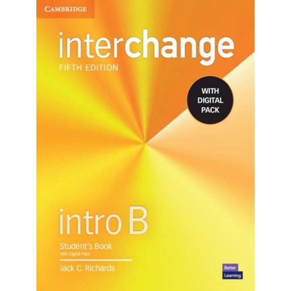 INTERCHANGE INTRO B - STUDENT'S BOOK WITH DIGITAL PACK - FIFTH EDITION ...