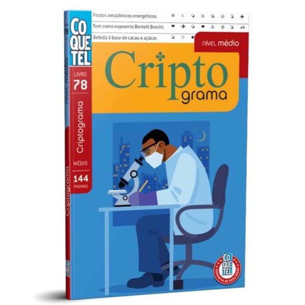 Livro Coquetel Criptograma Nível Médio Ed 84