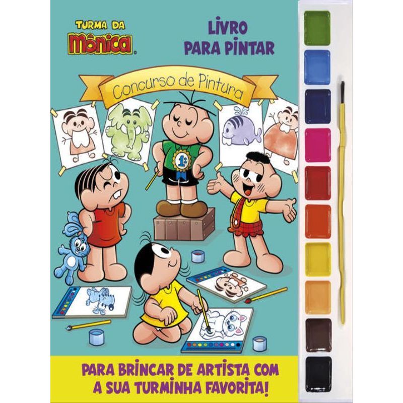 Turma da Monica para colorir, Jogos da Monica de pintar