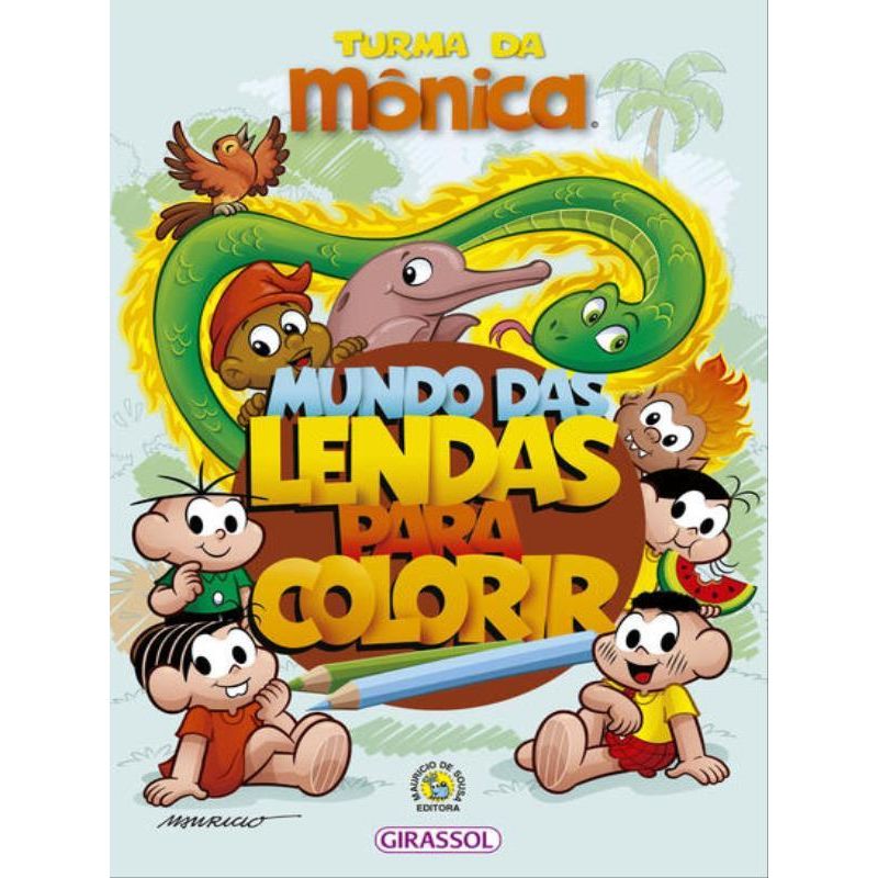Turma Da Monica - Lendas Brasileiras Para Colorir - Boitata - Livrarias  Curitiba
