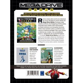 Editora Europa - Mega Drive Mania Volume 6 - Sonic 3 e Knuckles