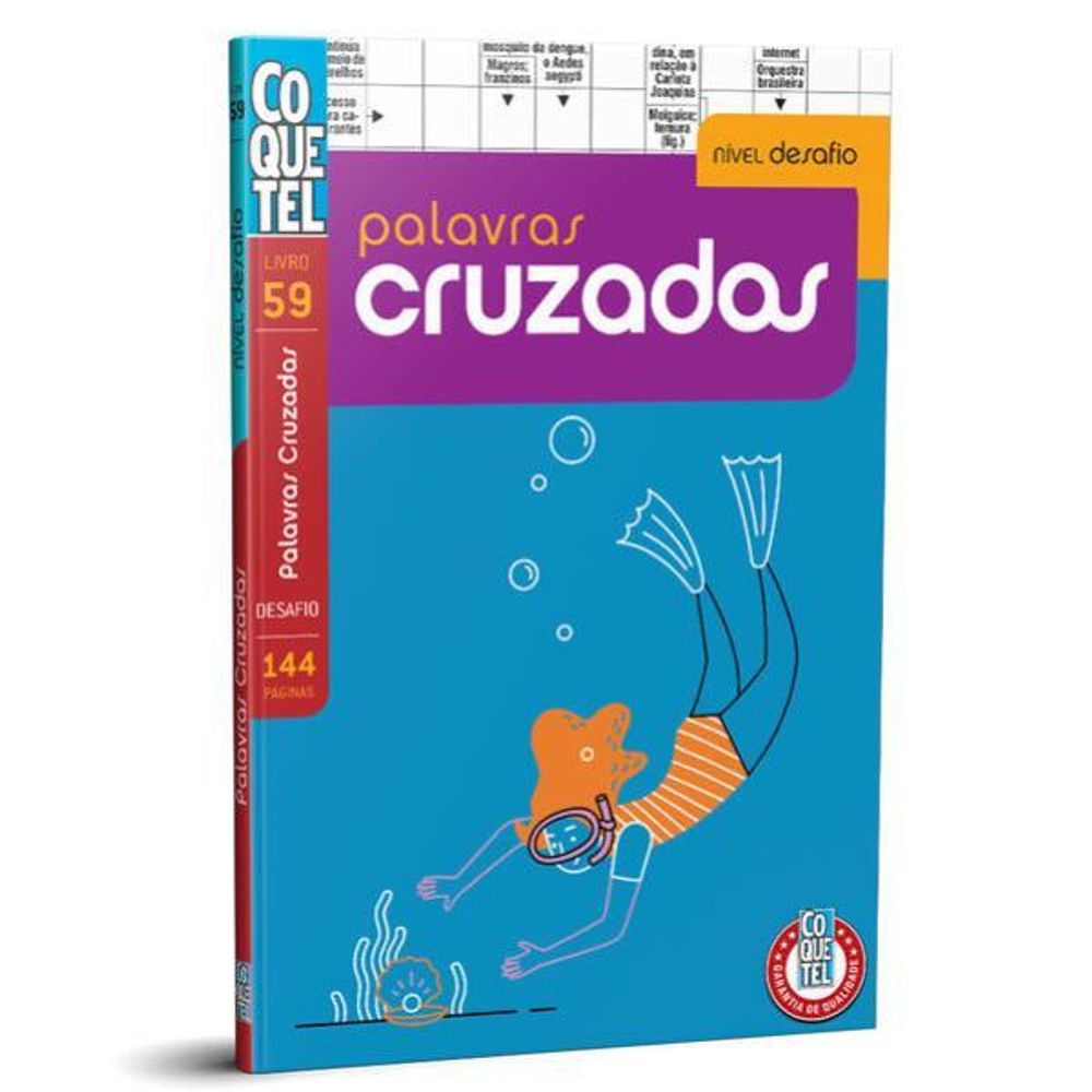 Livro - Coquetel - Palavras-Cruzadas Diretas - Fc.Lv.03 - Ediouro