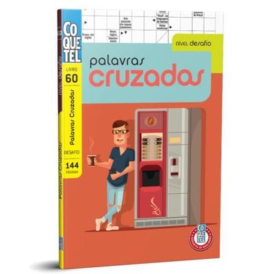 Livro Coquetel Palavras Cruzadas Nível Desafio Ed 62 - Livraria da Vila