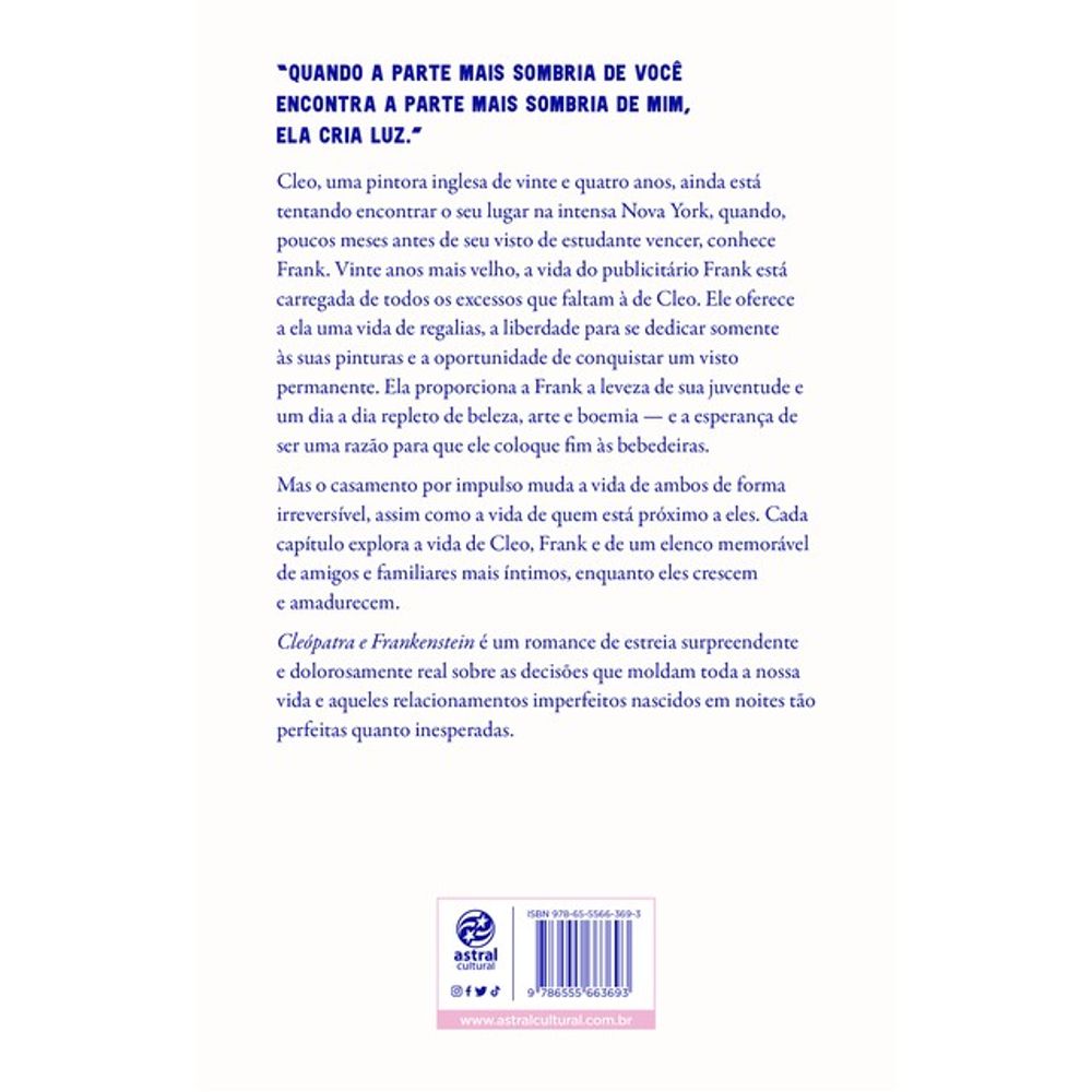 CLEOPATRA E FRANKENSTEIN Martinsfontespaulista cleopatra-e-frankenstein-martinsfontespaulista