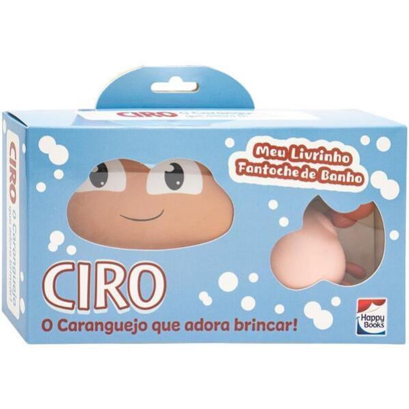 MEU LIVRINHO FANTOCHE DE BANHO CIRO O CARANGUEJO ADORA BRINCAR