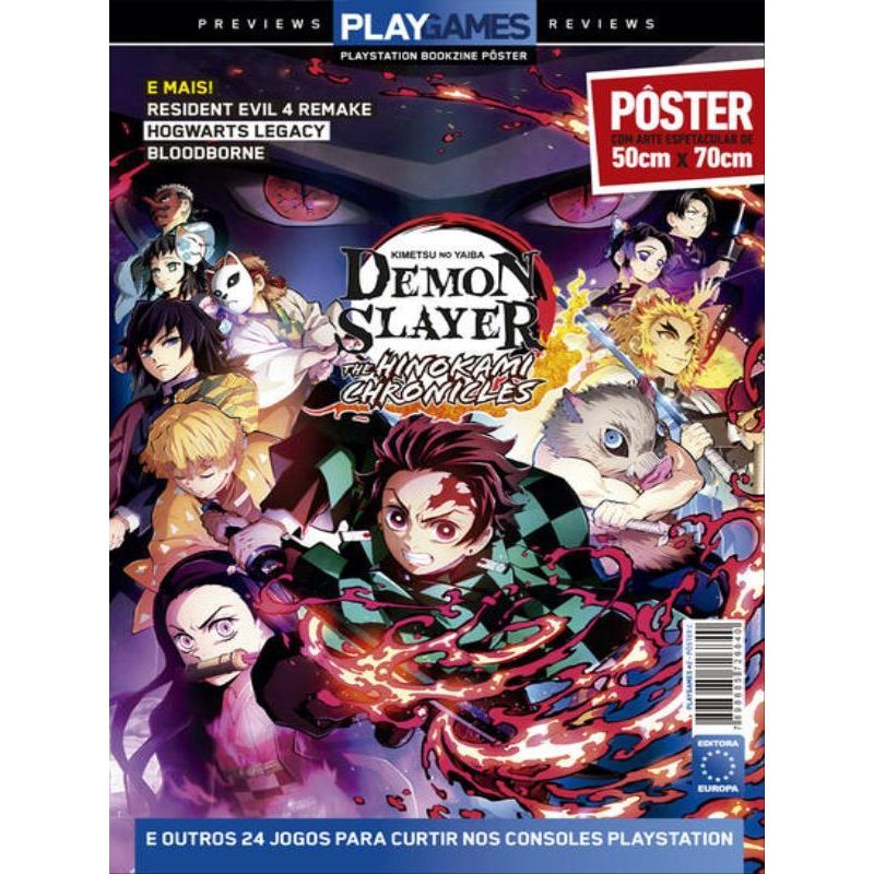Demon Slayer - Pôster Gigante - Editora Europa - Livros de Arte e