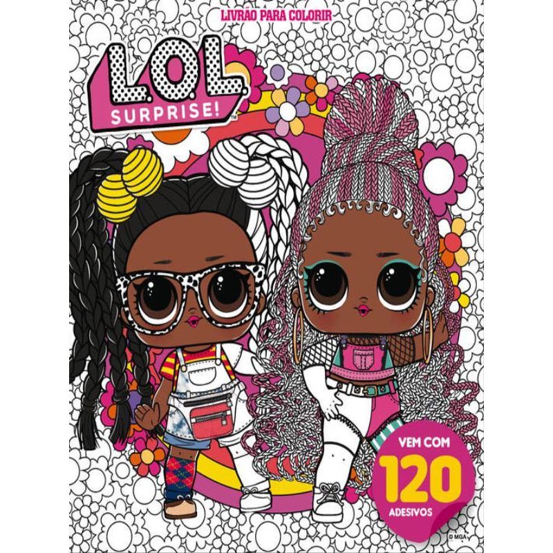 Livro - LOL Surprise - Diversão para colorir: Dê um toque de criatividade  ás suas bonecas preferidas! em Promoção na Americanas