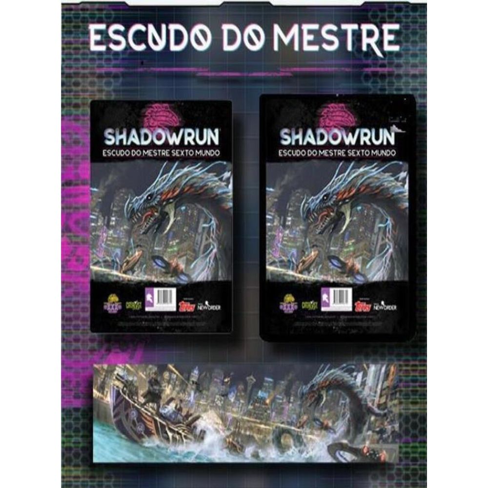 ESCUDO DO MESTRE - SHADOWRUN SEXTO MUNDO