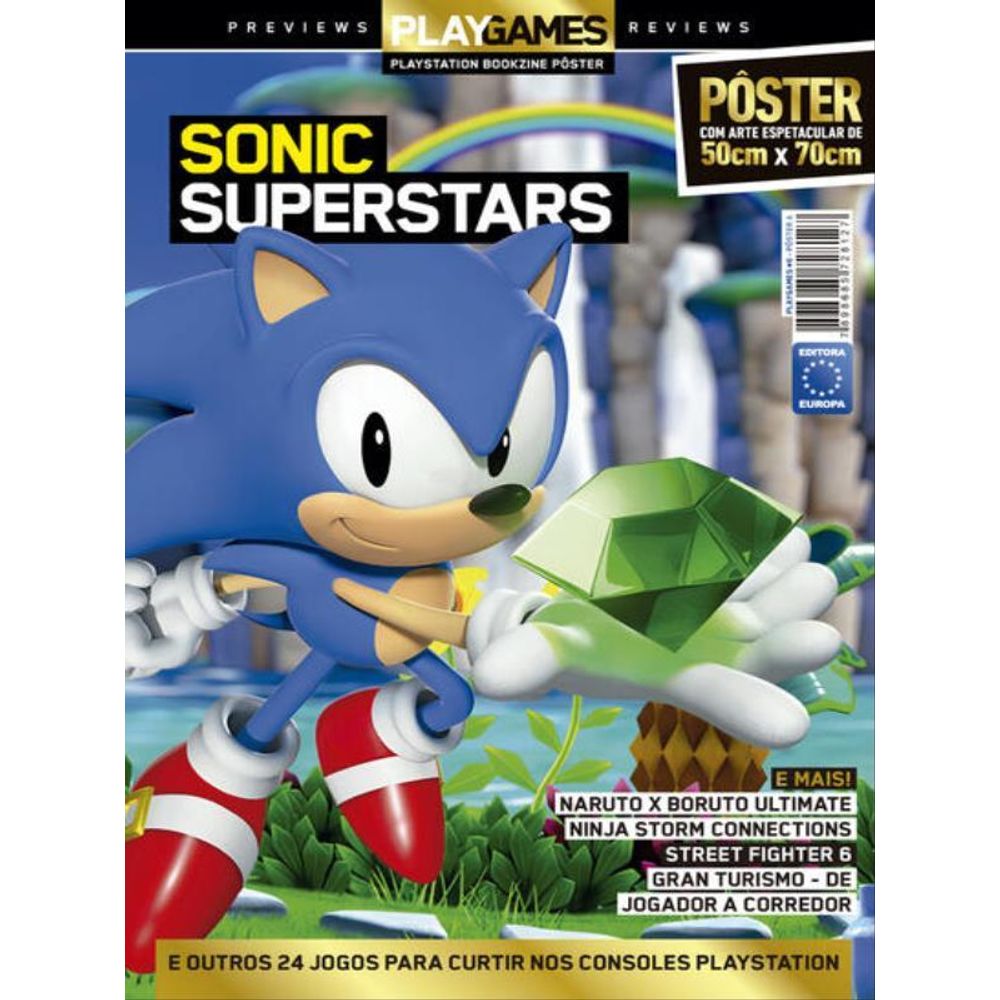 Revista Superpôster - Sonic: O Filme - Rank1 - A sua loja de produtos gamer