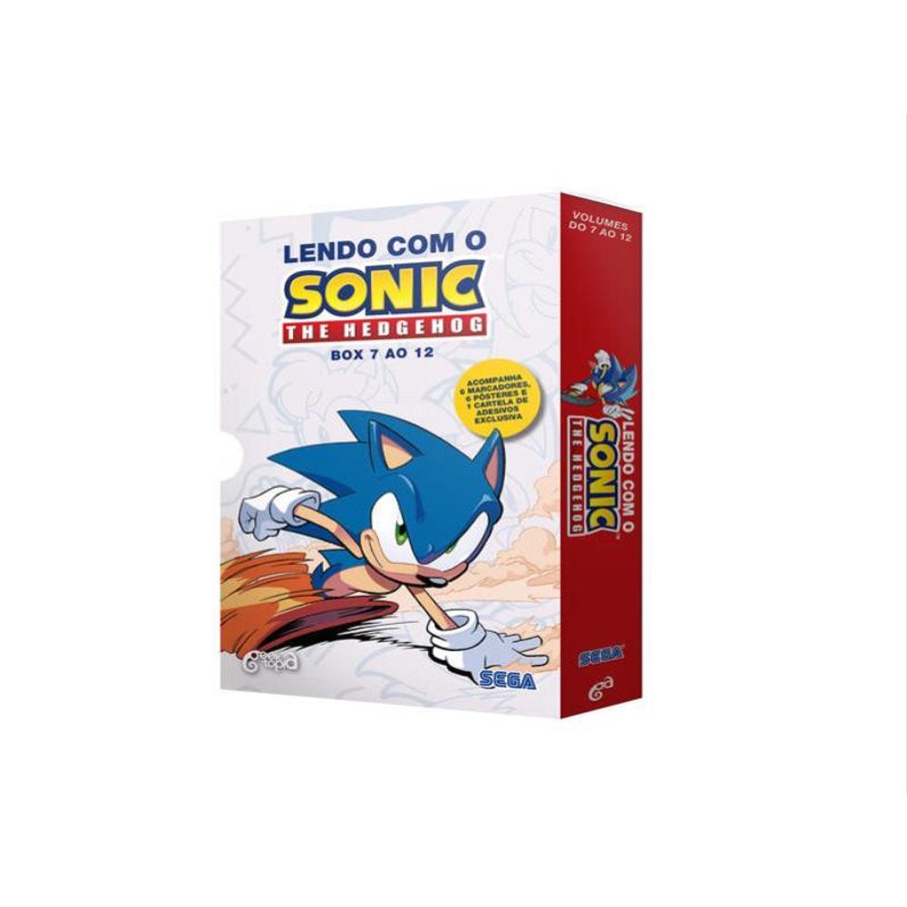 BOX: LENDO COM O SONIC – THE HEDGEHOG (VOL. 7 AO 12)