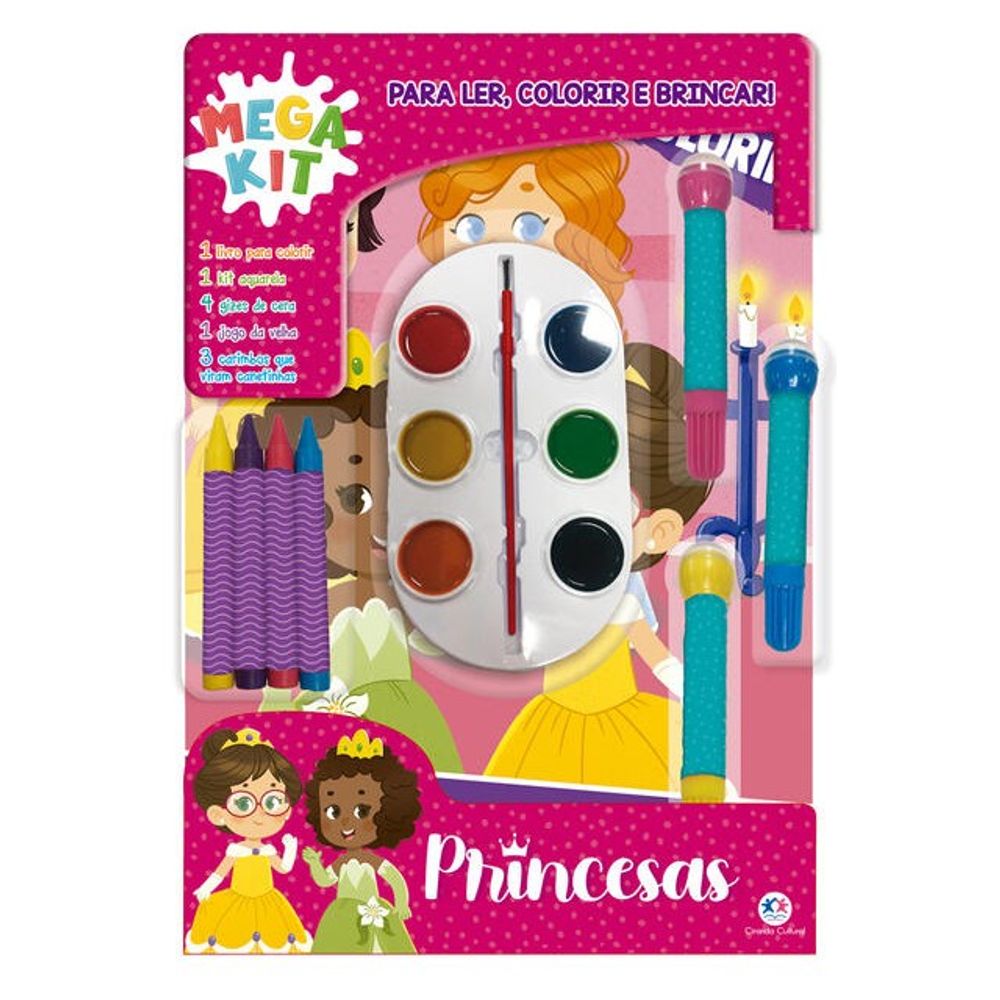 PRINCESAS - LER, COLORIR E BRINCAR