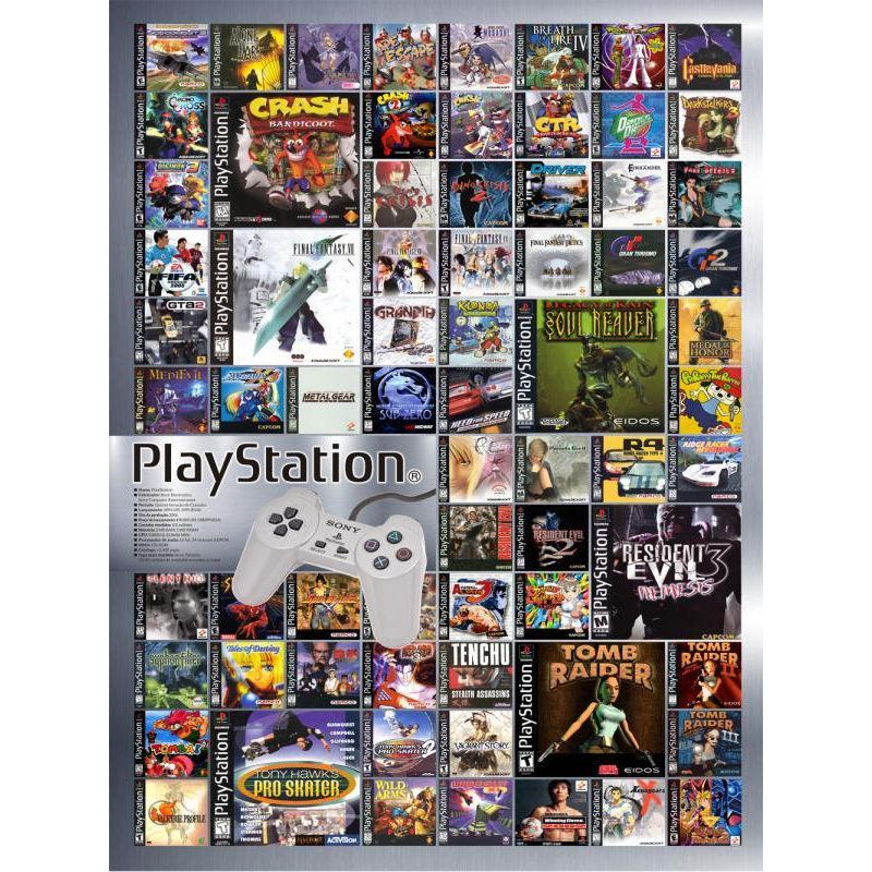 Editora Europa - PlayStation 1 - Capas de Sucesso - Posterzine OLD!Gamer