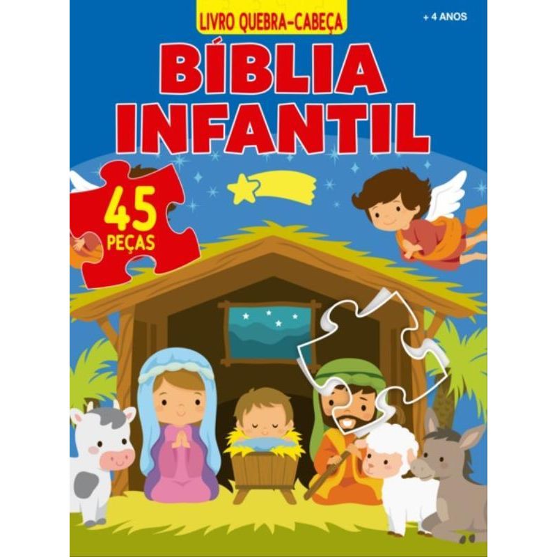 BÍBLIA INFANTIL LIVRO QUEBRA-CABEÇA