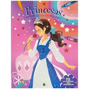 LIVRO PARA COLORIR E ATIVIDADES: PRINCESAS - Martinsfontespaulista