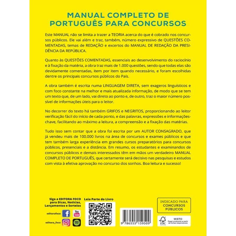 Manual Completo de Português Para Concursos