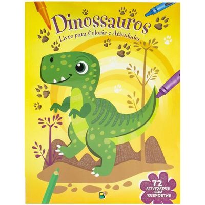 Olhinhos Malucos! Colorindo Dinossauros