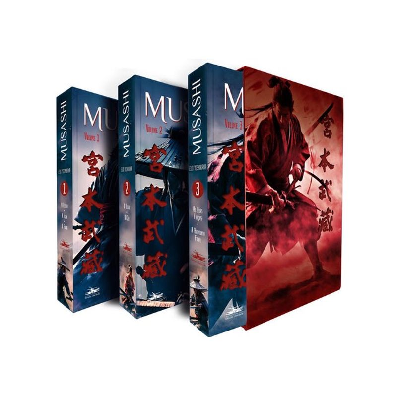 MUSASHI - BOX 3 VOLUMES - YOSHIKAWA, EIJI | Livraria Martins Fontes