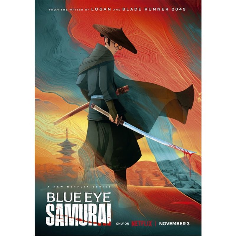 SUPERPÔSTER ANIME INVADERS - SAMURAI DE OLHOS AZUIS - EDITORA