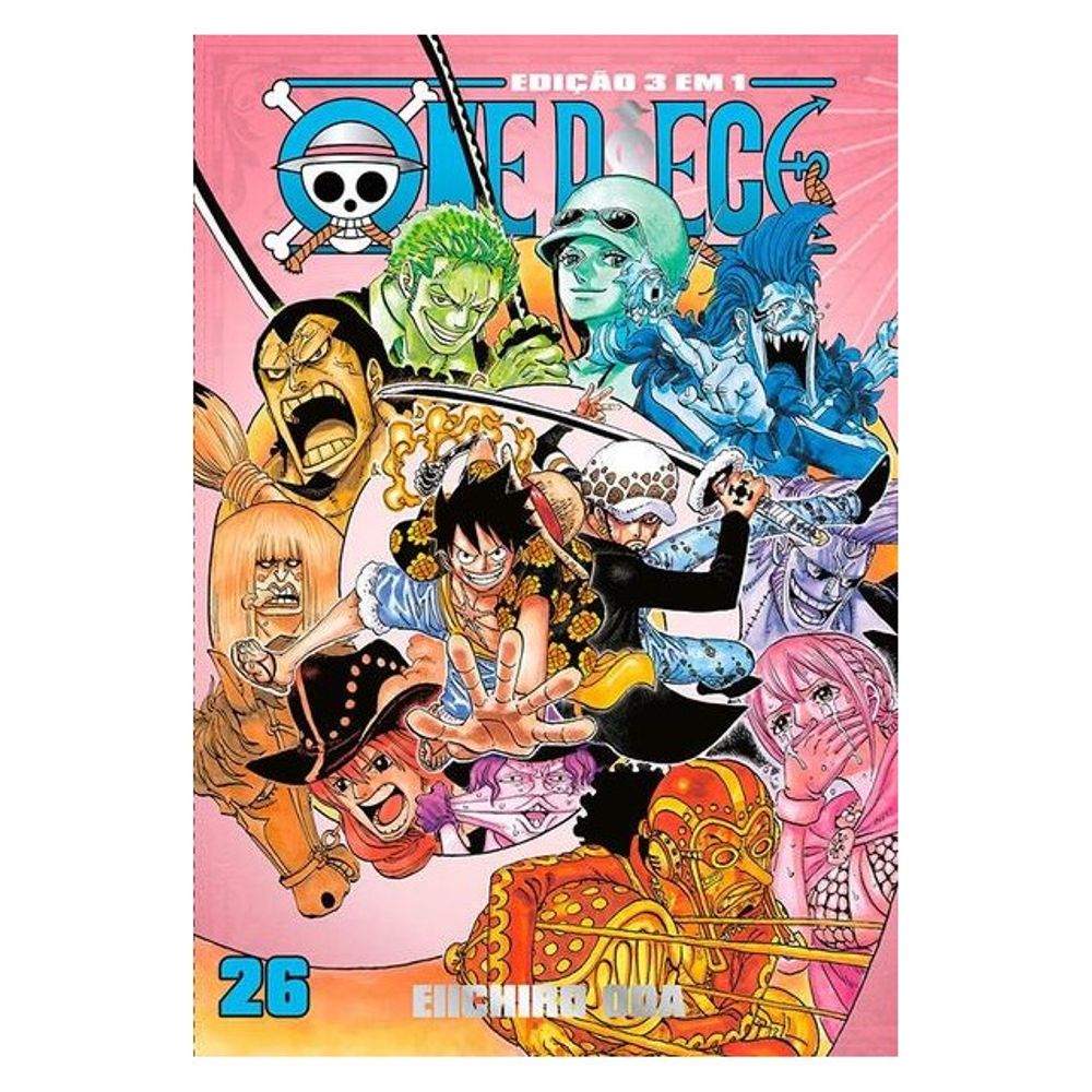 ONE PIECE - 3 EM 1 - VOL. 26 - ODA, EIICHIRO | Livraria Martins Fontes