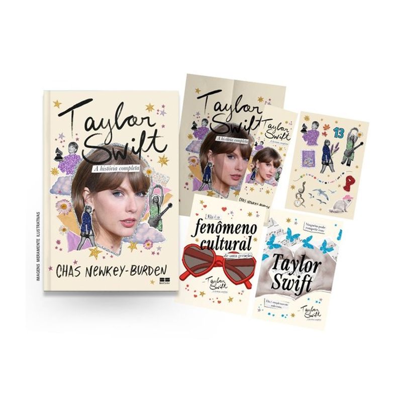 TAYLOR SWIFT - A HISTÓRIA COMPLETA + BRINDES - NEWKEY-BURDEN, CHAS