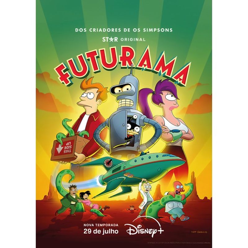 SUPERPÔSTER MUNDO DOS SUPER-HERÓIS - FUTURAMA - EDITORA EUROPA