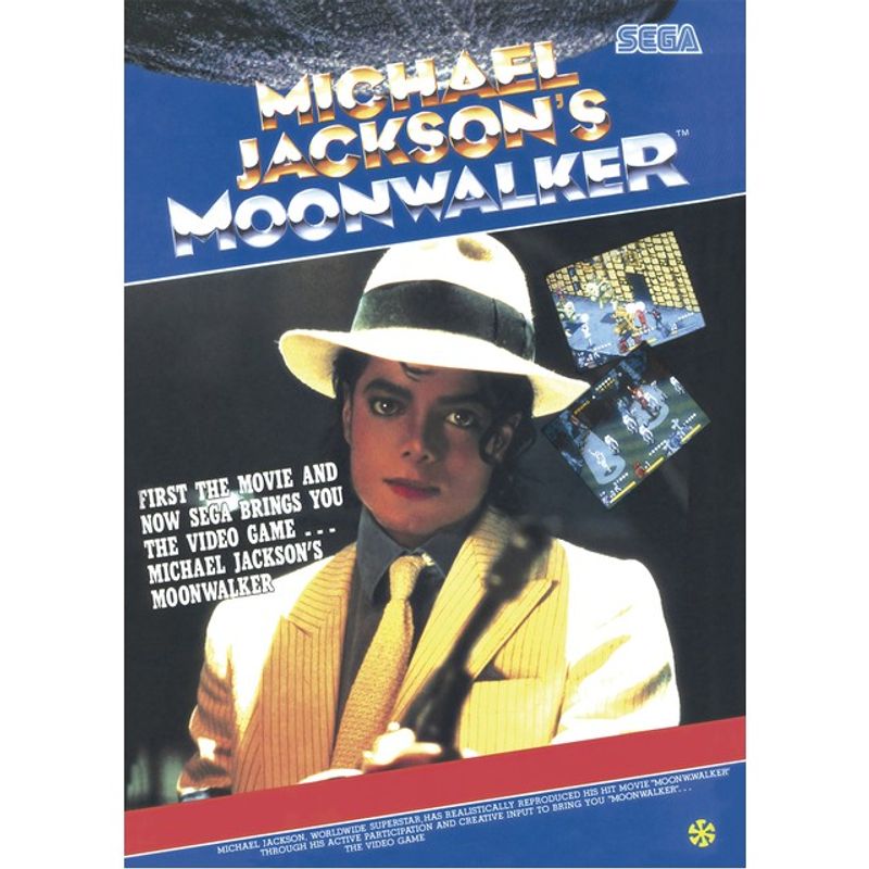 MICHAEL JACKSON S MOONWALKER - SUPERPÔSTER ARCADE MANIA - EDITORA