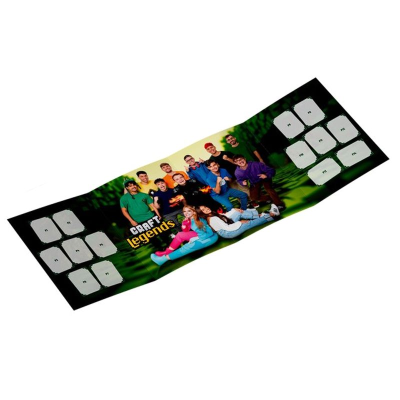 KIT DE 10 ENVELOPES COM 50 CROMOS - ÁLBUM OFICIAL CRAFT LEGENDS