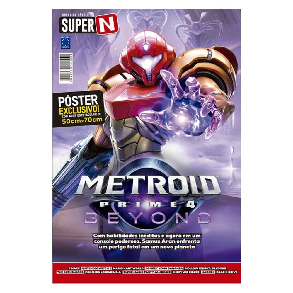METROID PRIME 4 BEYOND - SUPERPÔSTER SUPER N - EDITORA EUROPA