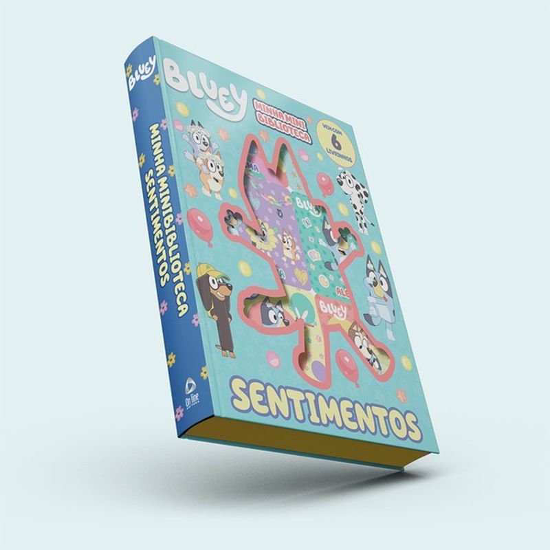 絶版‼️ CUTIE BETTY'S BLUE BOOK BLUEY MINHA MINI BIBLIOTECA - SENTIMENTOS - ON LINE EDITORA
