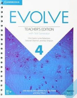 EVOLVE 4 - TEACHER´S EDITION WITH TEST GENERATOR
