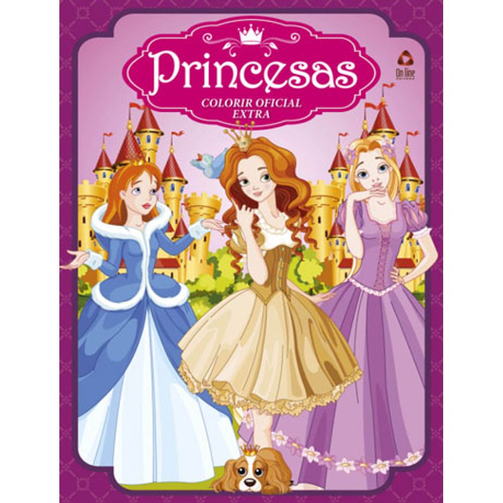 Princesas - Para Colorir - ON LINE - Livros de Literatura Infantil