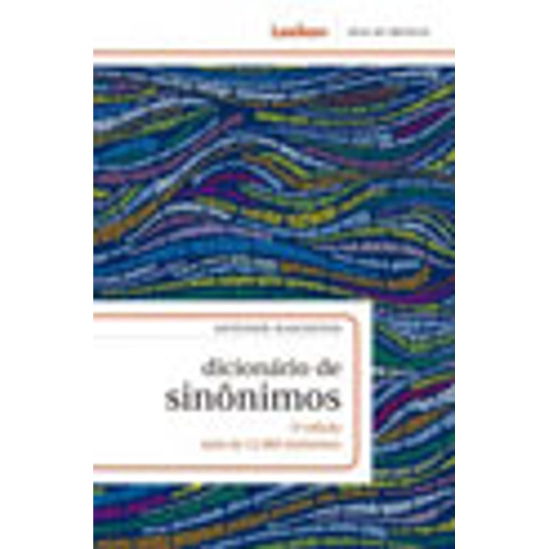 DICIONARIO DE SINONIMOS - Livraria Janina