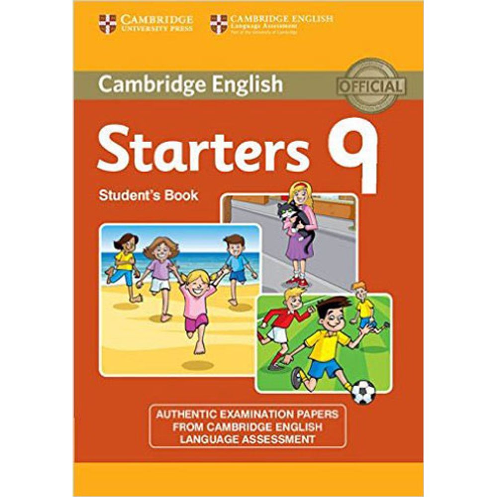 CAMBRIDGE ENGLISH YOUNG LEARNERS STARTERS 9 - STUDENT'S BOOK ...